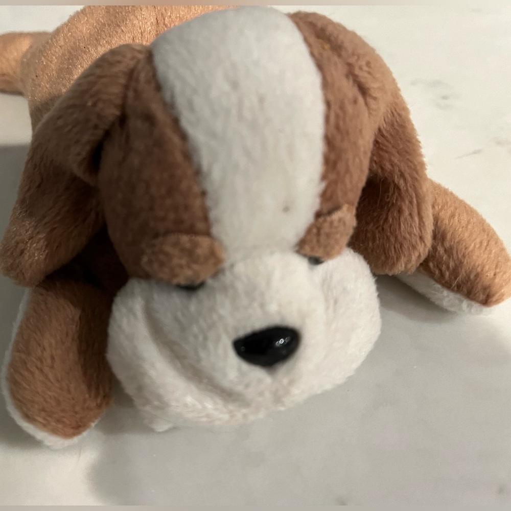 Vintage Boxer Plush Dog